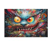 Lion Puzzle Adulte 1000 Pièces Artisanat Cadeau Famille Puzzles Jouet en Bois Cadeau Unique Décoration Intérieure （75×50cm）