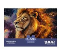 Lion Puzzle Adulte 1000 Pièces Lion Féroce De Qualité Supérieure - l'art du Puzzle Difficile en Défi : Cadeau Élite Adulte/14+ 70x50cm/1000pcs