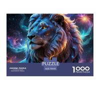 Lion Puzzle Adulte 1000 Pièces Lion Féroce De Qualité Supérieure - Le Challenge À Dimension Éducative : Le Cadeau Adultes/14+ par Excellence 70x50cm/1000pcs
