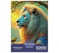 Lion Puzzle Adulte Original Coloré Roi des bêtes Jeu Éducatif Défi Jouets De Décoration Familiale Jeux De Puzzle pour Toute La Famille 70x50cm/1000pcs