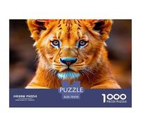 Lion Puzzle pour Adultes Classiques Roi des bêtes Cadeau Jouet Coloré Décoration Moderne Jeu Cadeau Unique 70x50cm/1000pcs