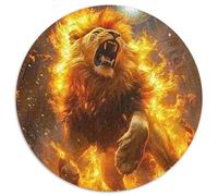 Lion Puzzle pour Adultes Classiques Roi des bêtes Difficile Et Plaisir De Montage Décoration Moderne Jeu Cadeau Unique 1000pcs (67.5x67.5cm)