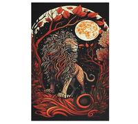 Lion Puzzles Adulte 1000 Pieces Cadeau Famille Puzzle Classique 3D EnfFourmisJouet en Bois Cadeau Unique 78×53cm