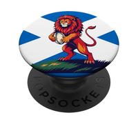Lion Rampant se déroule Devant Le sautoir PopSockets PopGrip Adhésif