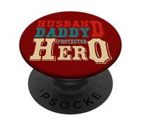 Lion rétro Jésus Croix Dieu Mari Daddy Protecteur Hero PopSockets PopGrip Adhésif