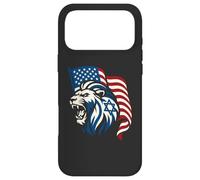 Lion Rugissant avec Drapeaux des États-Unis et d'Israël - United Support Coque pour iPhone 17 Pro Max