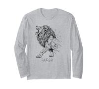 Lion Rule the Wild, Royal King Fierce Predator Jungle Ambiance Manche Longue
