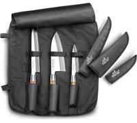 Lion Sabatier JAPONAIS Ensemble de 3 couteaux avec fourreau