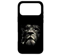 Lion Sage avec Lunettes et Pipe Félin Art Coque pour iPhone 17 Pro Max