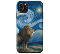 Lion sous Le Ciel étoilé Van Gogh Celestial Swirls Art Coque pour iPhone 11 Pro Max