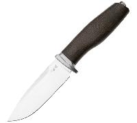 Lion Steel Couteau fixe lame M390, Burlap VERT, garde Ti, étui en cuir AH BLG