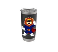Lion Super-héros Cape Gobelet isotherme en acier inoxydable double paroi