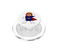 Lion Super-héros Cape PopSockets PopGrip pour MagSafe
