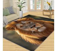 Lion Tapis 140x200cm, African Lion Tapis for Living Room