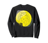 Lion tête Constellation crinière Jaune Roi Jungle Afrique Sweatshirt