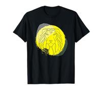 Lion tête Constellation crinière Jaune Roi Jungle Afrique T-Shirt