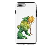 Lion Vert alchimique dévorant Soleil ésotérique Occulte hermétique Coque pour iPhone 7 Plus/8 Plus