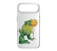 Lion Vert alchimique dévorant Soleil ésotérique Occulte hermétique Coque pour iPhone Air