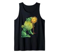 Lion Vert alchimique dévorant Soleil ésotérique Occulte hermétique Débardeur