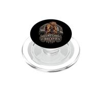 Lion Warrior Bodybuilding Haltérophilie jusqu'à Mon dernier Souffle PopSockets PopGrip pour MagSafe