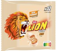 Lion White Mini barre emballée au caramel et au chocolat 237g
