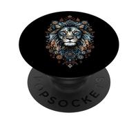 Lion Wildcat Wildcat Crown Savanna King Kingdom PopSockets PopGrip Adhésif