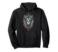 Lion Wildcat Wildcat Crown Savanna King Kingdom Sweat à Capuche