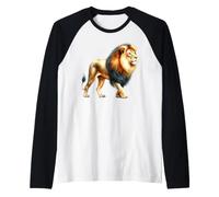 Lion x Lion d'Afrique x Roi Lion Manche Raglan