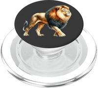 Lion x Lion d'Afrique x Roi Lion PopSockets PopGrip pour MagSafe
