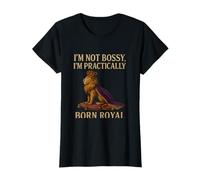 Lion Zodiac Lion Citation Royalty Im Not Bossy T-Shirt