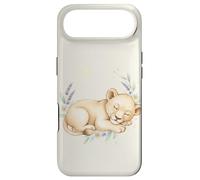 Lionceau endormi - Aquarelle Florale Mignonne - Animal de Safari Coque pour iPhone Air