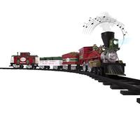 Lionel Ensemble de train de marchandises central à piles avec Bluetooth, locomotive, wagons et piste avec sons de train, lumières et effets de fumée de vapeur d'eau authentiques pour enfants de 4 ans