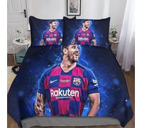 Lionel Messi Housse De Couette Parure De Lit De Lionel Messi Ensemble De Literie Imprim¿¿ D Taie D'oreiller Linge De Lit Housses De Couettes Microfibre