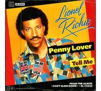 LIONEL RICHIE - penny lover / tell me 45 rpm single