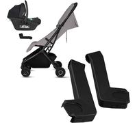 Lionelo Adaptateurs pour siège auto pour poussette - Kit adaptateur pour siège de voiture, système de voyage, montage sur le châssis sans enlever l'assise, montage rapide, pour système de voyage