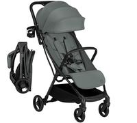 Lionelo Agia Poussette de voyage jusqu'à 22 kg, poussette légère à partir de 6 mois, petite pliable, avec pliage automatique et pliage à une main, fonction couchage, grande surface d'assise