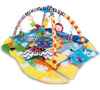 Lionelo Anika Plus 2in1 Tapis d'éveil, fonction parc Arche de jeu pour bébé, 2 arches, jouets en kit utilisables dès la naissance