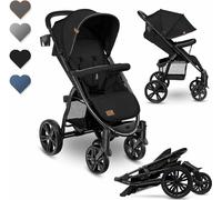 lionelo Poussette compacte Annet Plus Black Carbon