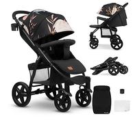LIONELO Annet Plus poussette bebe à 22 kg, auvent avec fenêtre, roues EVA, chancelière moustiquaire porte-gobelet, réglage du dossier jusqu’à la position couchée