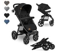 Lionelo Annet Plus Poussette Buggy Avec Position Allongée Pliable Noir Noir