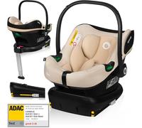 LIONELO ASTRID i-Size Ensemble siège enfant, avec base, 40-87 cm, montage ISOFIX, harnais 3 points, protection latérale, insert Dri-Seat, i-Size R129