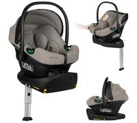 Lionelo Astrid i-Size Set Plus siège auto bébé avec base ISOFIX 40-87 cm | Base pivotante à 180°, installation dos à la route, protection latérale, appui-tête Memory Foam et insert respirant Dri-Seat