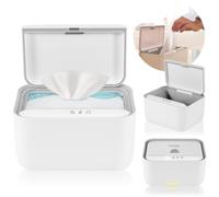 Chauffe-serviettes humides avec veilleuse réglable en température rechargeable