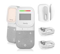 lionelo Babyline 2.3 Nounou électronique Audio avec veilleuse, portée jusqu'à 400 m Ecran LCD, Communication bidirectionnelle Mode EcoVox, Berceuses, Indicateur de température, Alarmes