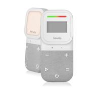Lionelo Babyline 2.3 Nounou électronique Audio avec veilleuse, portée jusqu'à 400 m Ecran LCD, Communication bidirectionnelle Mode EcoVox, Berceuses, Indicateur de température, Alarmes