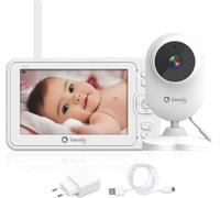 LIONELO Babyline 6.2 Babyphone électronique avec écran FULL HD 5" Portée jusqu'à 200 mètres Communication bidirectionnelle Mode nuit