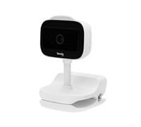 lionelo Babyline Go, Babyphone Caméra sans Fil 4 x Zoom 2304x1296 p, Mode Nuit 8 m Communication Bidirectionnelle, Berceuses, Capteur de Température et de Mouvement, Notifications