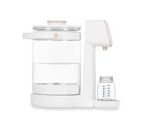 Lionelo Babypresto 2.0 - Préparateur de biberon - Pour bébé - Chauffe-biberon - 40-100 °C - Hygiène UV - Déchloration - Dosage de 30 à 300 ml - Réservoir en verre de 3 l - Écran LED - Verrouillage