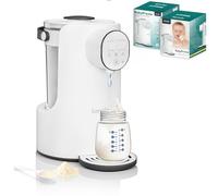 LIONELO BabyPresto Machine à lait avancée pour bébé, fonction maintien au chaud 24h, déchloration de dosage d'eau précis, réservoir en verre 2L, contrôle de la température 35-100 °C, affichage LED