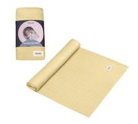 Lionelo Bamboo Swaddle Couverture d’Emmaillotage Bébé 120 x 120 cm, Jaune | Lange Bébé 100 % Bambou, Doux et Respirant, Absorbant, Grand Format, Multi-Usage, Dès la Naissance, Lavable en Machine à 30°C